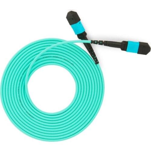 5 PCS/ Lot OM3 MPO-MPO 8 Core Fiber Optic Patch Cord Cable 10GB 50/125 Multimode Fiber Optic Cable 3M