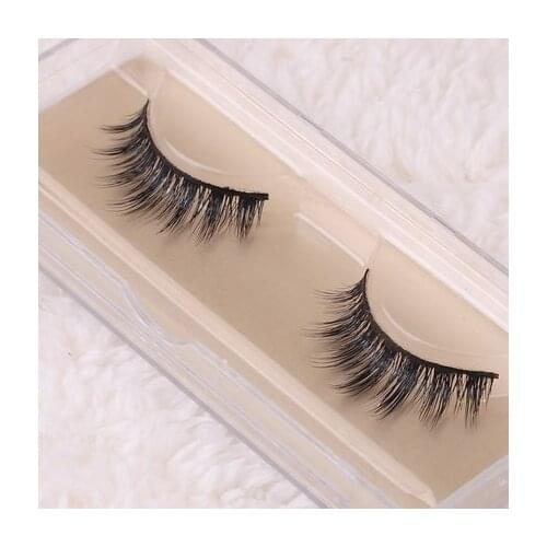 Free shipping 100% Real Mink lashes Strip Lashes 1 pair/lot thick False eyelashes mink eye lashes extensions