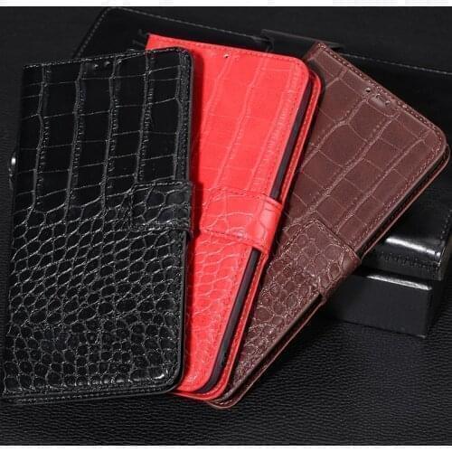 Crocodile Flip Leather Wallet Phone Case For Lenovo Vibe K5 K8 K9 K10 K12 K13 A6 Note Plus Pro Play 2018 K350t A6020 A7020 cover