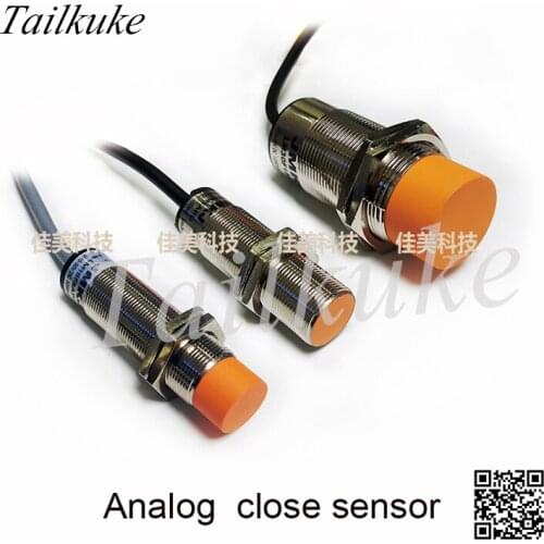 M18M30 Inductive Proximity Switch Linear Displacement Sensor Analog Output 0-5V0-10V4-20mA