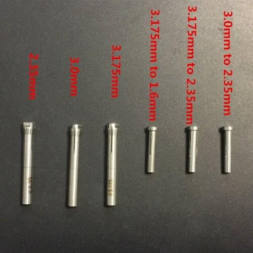 Korea Collet Sleeve Adapter 2.35mm to 1.6mm for Saeyang, SHIYANG Micromotor Engraving 102L H37L1, H102S H35SP1 Handpiece Drill