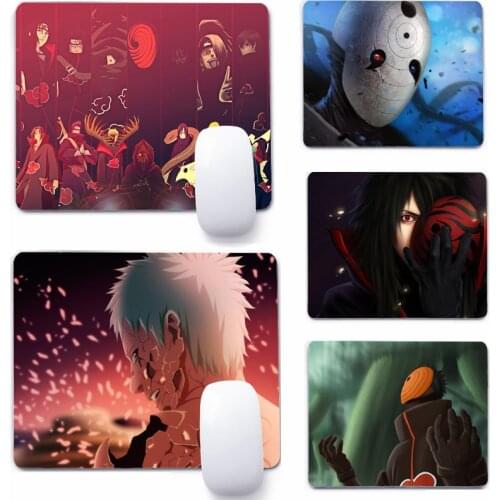 Obito Uchiha 22x18cm Mouse Pad Computer Small Mouse Non-slip Pad Desktop Keyboard Pad Office Mouse Mat