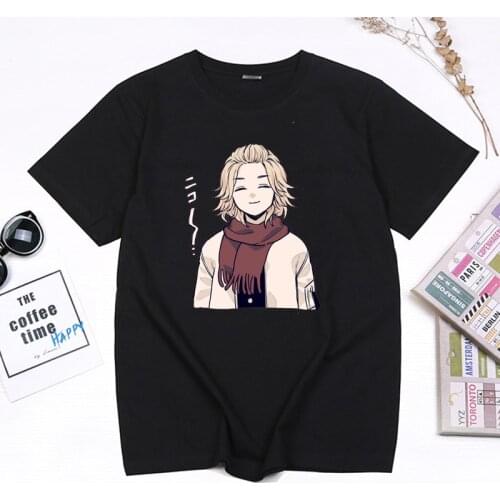 2021 Hot Japanese Anime Tokyo Revengers T Shirt Men Kawaii Manga Graphic Tees Casual Fashion Vintage Harajuku Style Camisetas