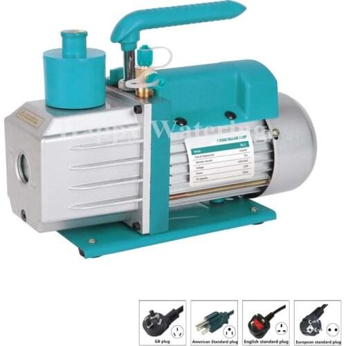 Single Stage 110V/60HZ Refrigerator Vacuum Pump 5CFM 1/3HP Rotary Vane Deep HVAC Tool AC R410a R134