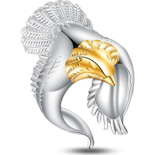 PM-R309 Hot white gold ring, fashion jewelry, shiny eagle ring /augajlna avaajmha silver color