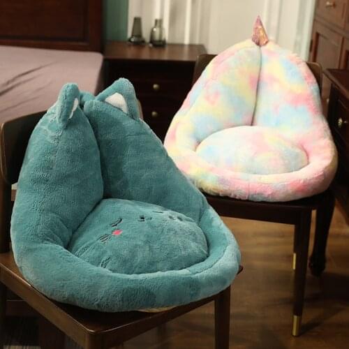 1pc 50*48cm Kawaii Multifunction Plush Fruits & Animal Cushion Lovely Cactus Avocado Carrot Unicorn Husky Stuffed Soft Pillow