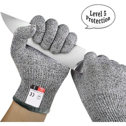 Anti-cut Outdoor Fishing Gloves Knife Cut Resistant Protection Touch Screen Anti-Slip Ultra-thin Steel Wire Mesh Gloves