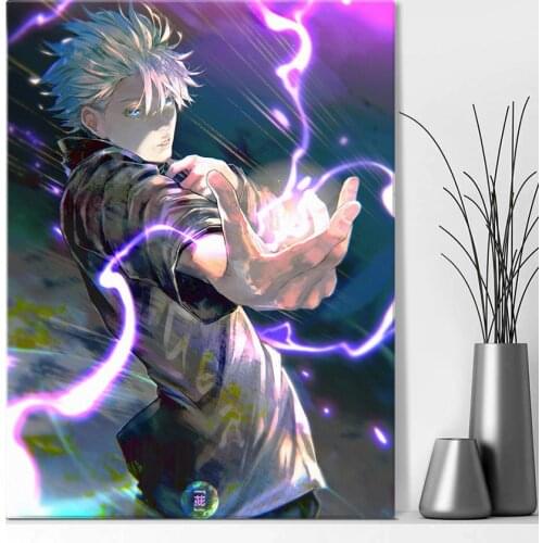 Satoru Gojo Hollow Purple Jujutsu Kaisen Anime Home Decor Canvas Painting Wall Pictures Living Room Decoration Art Posters Print
