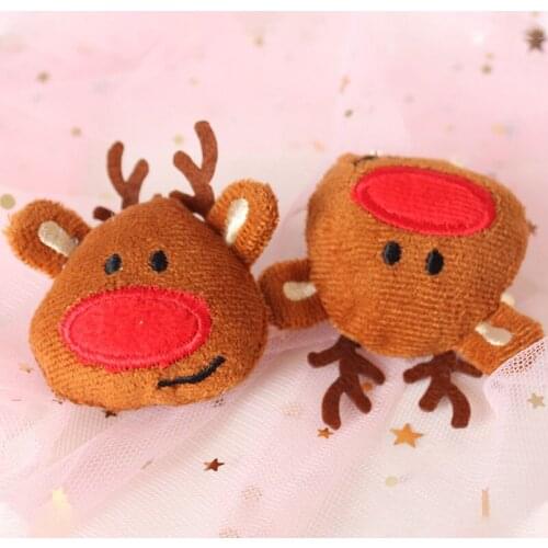 Christmas Day Gift High Quality Fashion New Arrival Hair Band Velvet Fabric Cartons Decor Hair Rope Hair Rings Headpiece Girls