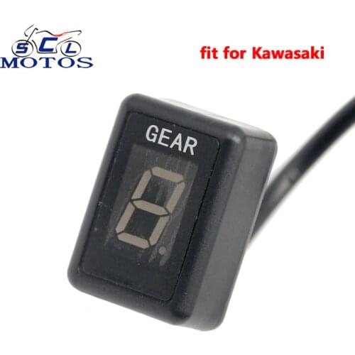 Sclmotos- Ecu Plug Mount Gear Display 1-6 Gear Indicator Fit For Kawasaki ER6N ER6F NINJA300 Z800 Z1000 KLX250 VULCAN Motorcycle