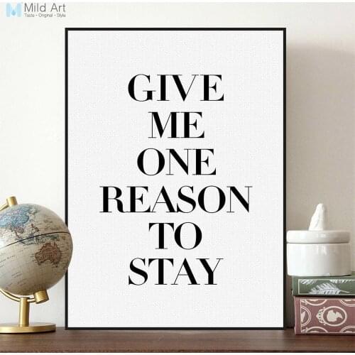 Modern Nordic Minimalist Black White Typography Love Quotes Art Print Poster Wall Picture Living Room Canvas Painting Home Decor