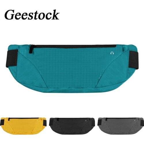 Geestock Waist Pack Sports Running Bag Portable Fanny Pack for Women Phone Belt Bags Gym Waist Bag with Water-resistant Elastic