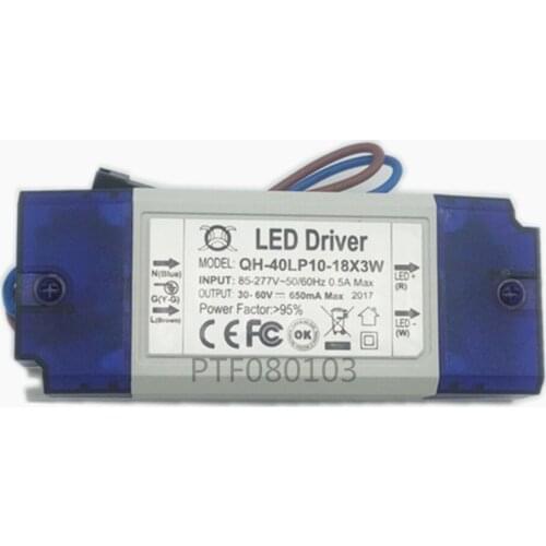 2 Pieces 10-18x3W 650mA LED Driver 30W 40W DC30-60V High Power LED Powr Supply For Floodlight