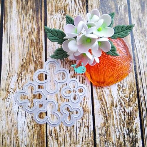 Frangipani Cutting Dies Embossing Stencils for DIY Scrapbooking Photo Album Decorative DIY Paper Card Making