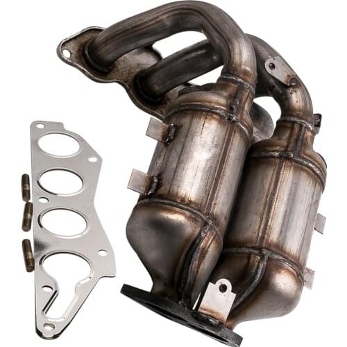 099-1824 101386 Exhaust Manifold Dual Catalytic Converter 2004-2012 For Mitsubishi Galant 2.4CYL I4 MN156409,MN15670