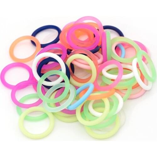 1000 PCS 28MM Silicon Pacifier Ring, Baby Pacifier Ring, BPA Free Food Grade Adapter Ring for MAN Soother 14 Colors For Choice