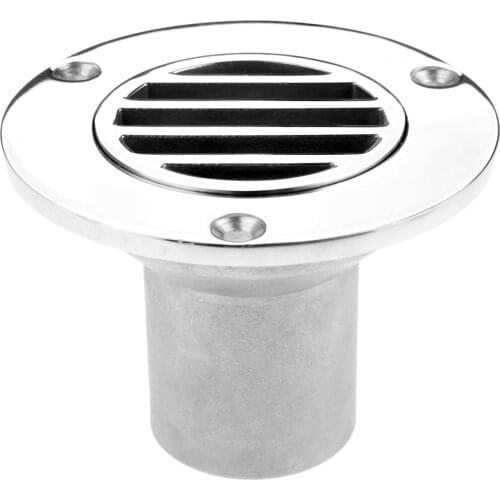316 Stainless Steel 1-1/2 Inch 38mm Boat Deck Drain For Boat Yacht Floor Deck Drainage Rowing Boats Fittings Marine Hardware