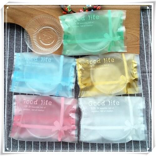 8cm (73-100g ) Good life Matt film moon cake trays moon cake Packing bag+ tray 95-100 sets