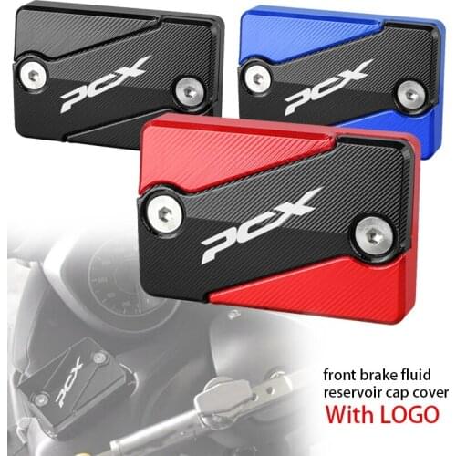 CNC Aluminum Accessories Motorcycle Front brake fluid reservoir cap cover For HONDA PCX 125 150 PCX125 PCX150 2015-2019 2018