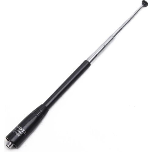 NAGOYA NA-771R Telescopic SMA-Female VHF/UHF Dual Band Antenna for Baofeng BF-888S UV-5R UV-82 UV-S9 Plus Walkie Talkie Radio