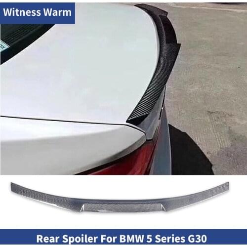 For BMW G30 Carbon Fiber rear spoiler wing 5 Series G30 520i 530i 540i 550i car body kit Sedan 4 Door