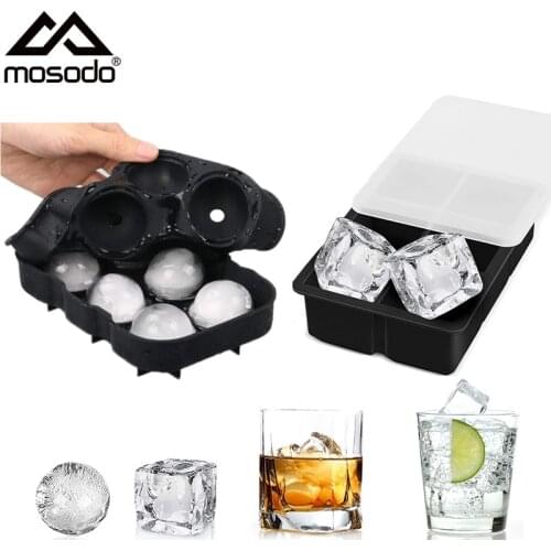 MOSODO Ice Ball Maker Cocktail Whiskey Ice Cube Tray Silicone Ice Mold DIY Ice Cream Mold Kitchen Accessories Tools