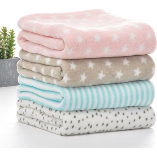 Summer Flannel Baby Blankets Soft Swaddle Wrap Baby Boy Girl Blanket Bedding Set Infant Stroller Covers Kids Blanket For Newborn
