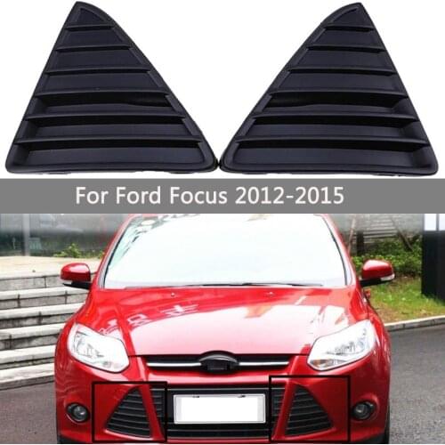Left & Right Car Front Lower Bumper Grille.For Ford Focus 2012-2015 BM51-17K947-AE / BM51-17K946-AE