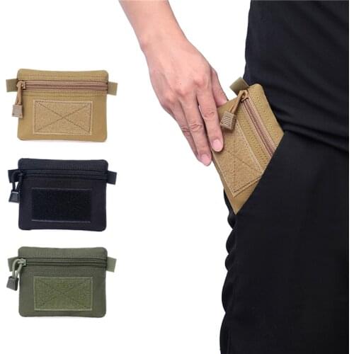 Fashion Mens Wallet Credit Card Holder Nylon Short Coin Purse Waterproof Portable Travel Wallet With Zipper Pouch