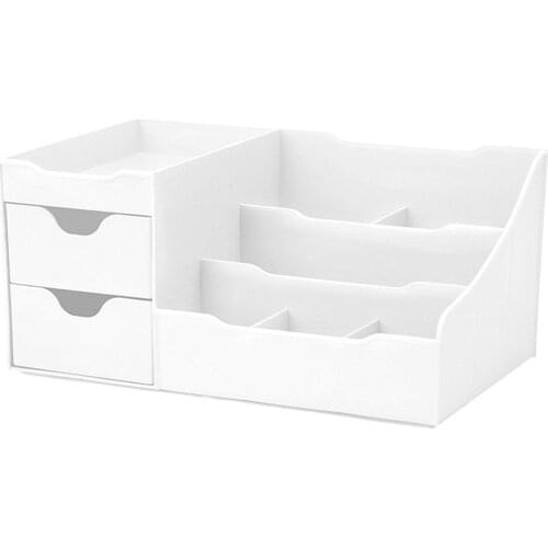Desktop Makeup Storage Jewelry Organizers Rangement Uncluttered Designs Makeup Costmetics Organizer with Drawers Home Storage