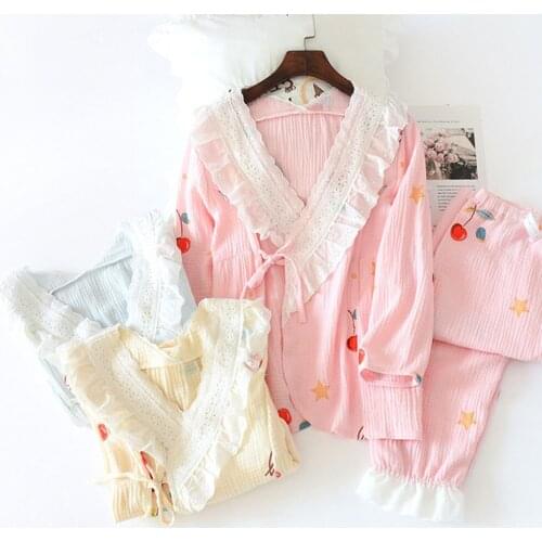 Fdfklak Autumn 2 Pcs/Set Maternity Nursing Clothing Pajamas Sleepwear Nightwear Printed For Pregnant Women Pregnancy Suits