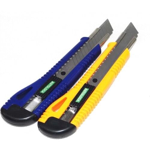 Plastic art knife cut paper knife high quality public office plastic paper cutter manufacturers wholesale