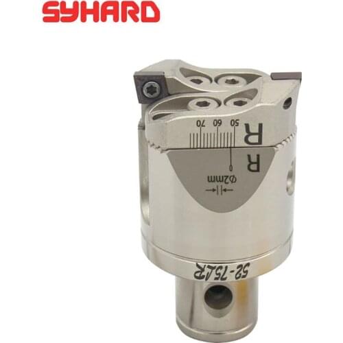 RBA Adjustable Rough Boring Tool Sliding Block Center Inner Cooling 2Blades Boring Head 25/32/40/52 Boring Tool With Water