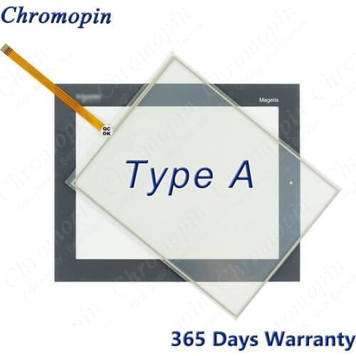 XBTGT5340 Touch Glass Screen Panel Digitizer for Schneider XBTGT5340 Touchscreen Panel with Overlay (protective film)