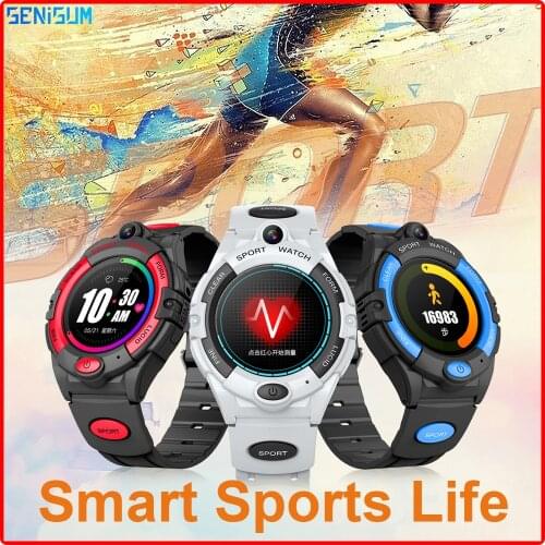 2021 New WIFI GPS SOS Call IP67 Waterproof Smart Watch Men Elder Kids Video Chat Voice Fall Alarm Camera Phone Watch PK A36E I6E