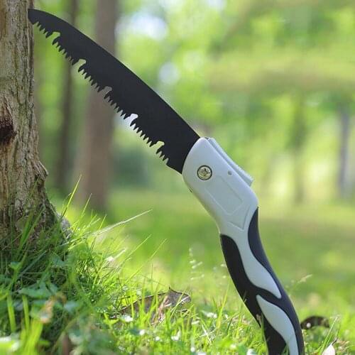 U-Shaped Turbine Folding Saw Woodworking Cutting Outdoor Camping Grafting Pruner Trees Chopper Garden Tools Safe Collapsible