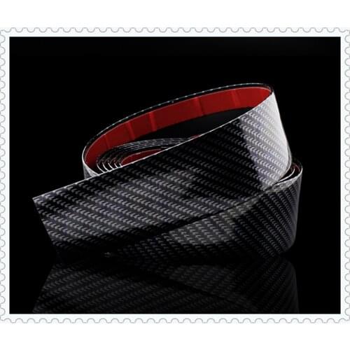 Universal car sticker 5D carbon fiber threshold rubber protection pad for Hyundai CCS NEOS-3 Accent SR HND-4 Blue-Will i-blue
