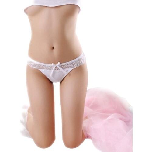 Comfortable Womens Lace Transparent Breathable Seamless Panties V String Lingerie Panty Underwear for Girls Thongs Knickers