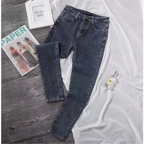 Ff8504 2019 new autumn winter women fashion casual Denim Pants ripped jeans for women streetwear