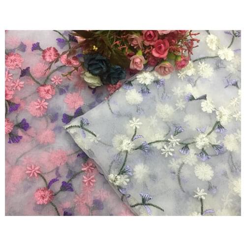 3D Lace French Tulle Lace Fabric With Beads Stones Embroidery Nigeria Lace FabricCX2021080115