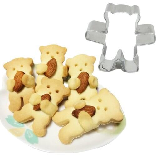3D Cartoon Shape Stainless Steel Cookie Cutter Bakeware Gingerbread Baking Form Biscuit Cutter Baking Accessories