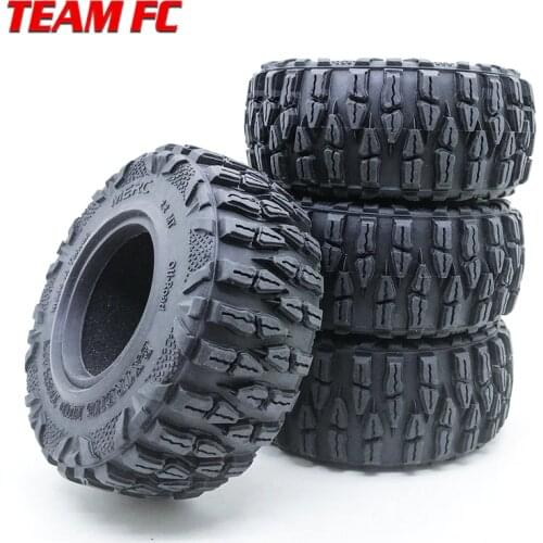 4Pcs 2.2"Rubber Tires 120mm for 1/10 RC Crawler Axial SCX10 90046 trx4 RC Car Parts