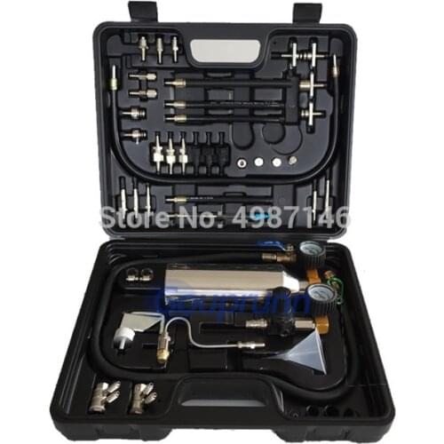 Double C100 Car Fuel Injector Cleaning Cleaner Machine Universal Automotive Gasoline Auto Non-Dismantle For Petrol EFI Throttle