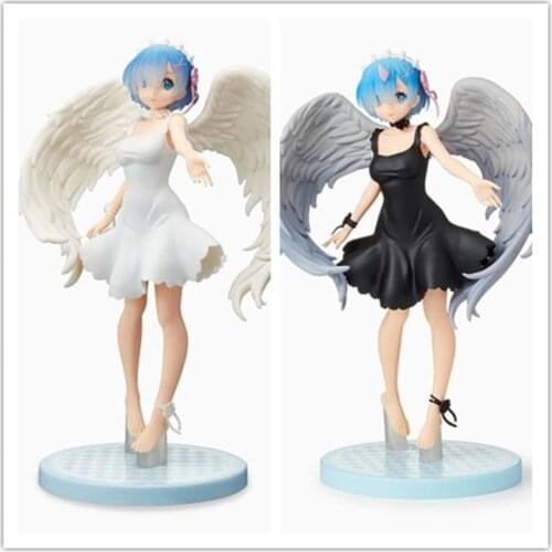 100% Original Sega RE: ZERO - Starting Life In Another World Rem Ghost Angel Figure PVC Action Model Toys Anime Figure