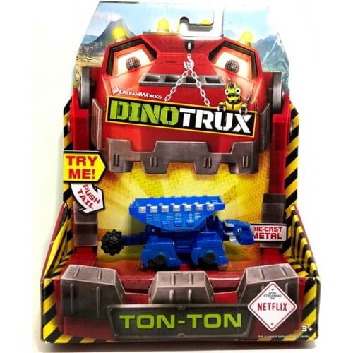 Ton-Ton Dinosaur Truck Blue Armored Dragon Dinosaur Toy Car for Dinotrux Mini Models New Childrens Gifts Dinosaur child Toys