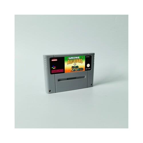 Marioed games Super Marioed World All Stars 2D Land Omega Return to Dinosaur Land 3x - RPG Game Card EUR Version Battery Save