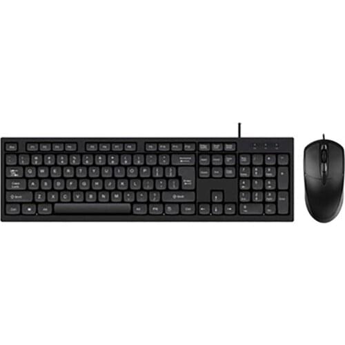 Fashion office home wired keyboard, mouse, and mouse set, support English, Spanish, Arabic, Russian, French and other languages