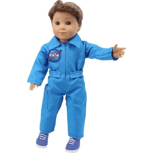 The new airline uniform is suitable for 18-inch and 43-cm American dolls