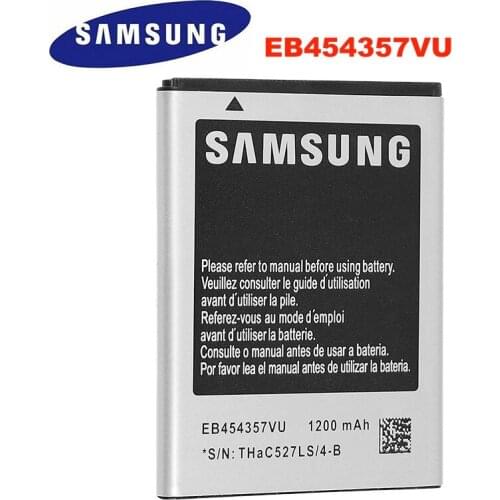 SAMSUNG Original EB454357VU 1200mAh battery For Samsung Galaxy Y S5360 Y Pro B5510 Wave S5380 S5368 Pocket S5300 Chat B5330