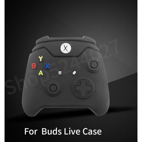 Silicone Xbox Game Earphone Case for Samsung Galaxy Buds Live Wireless Headset Shockproof Soft Protective Headphone Cover Shell